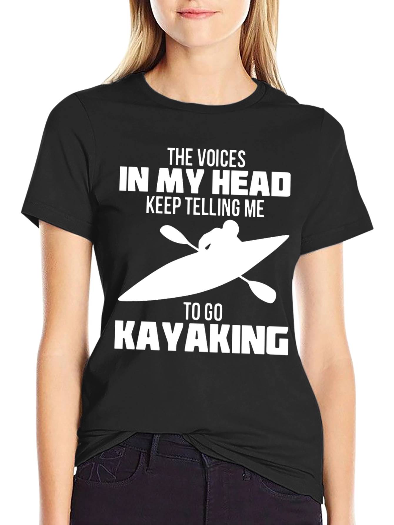 Voices in My Head Kayaking T-Shirt