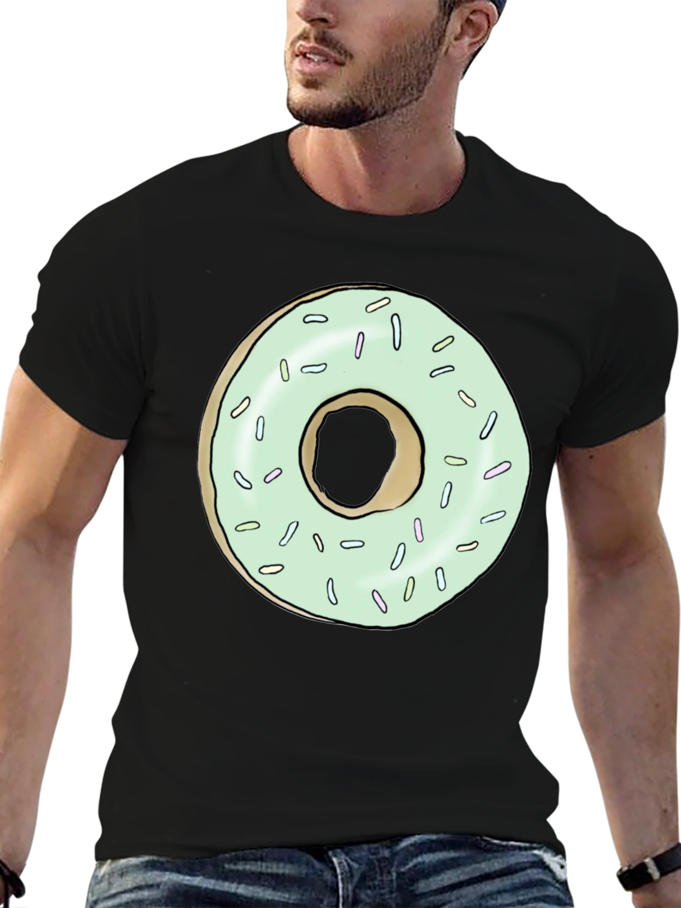 Donut Graphic Tee - Sweet Tooth Fashion