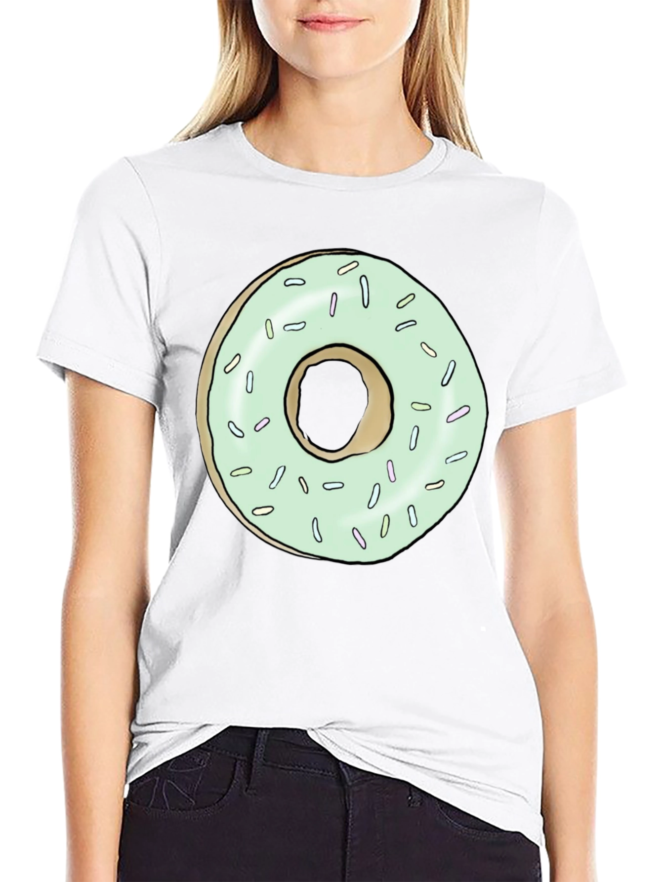 Donut Graphic Tee - Sweet Tooth Fashion