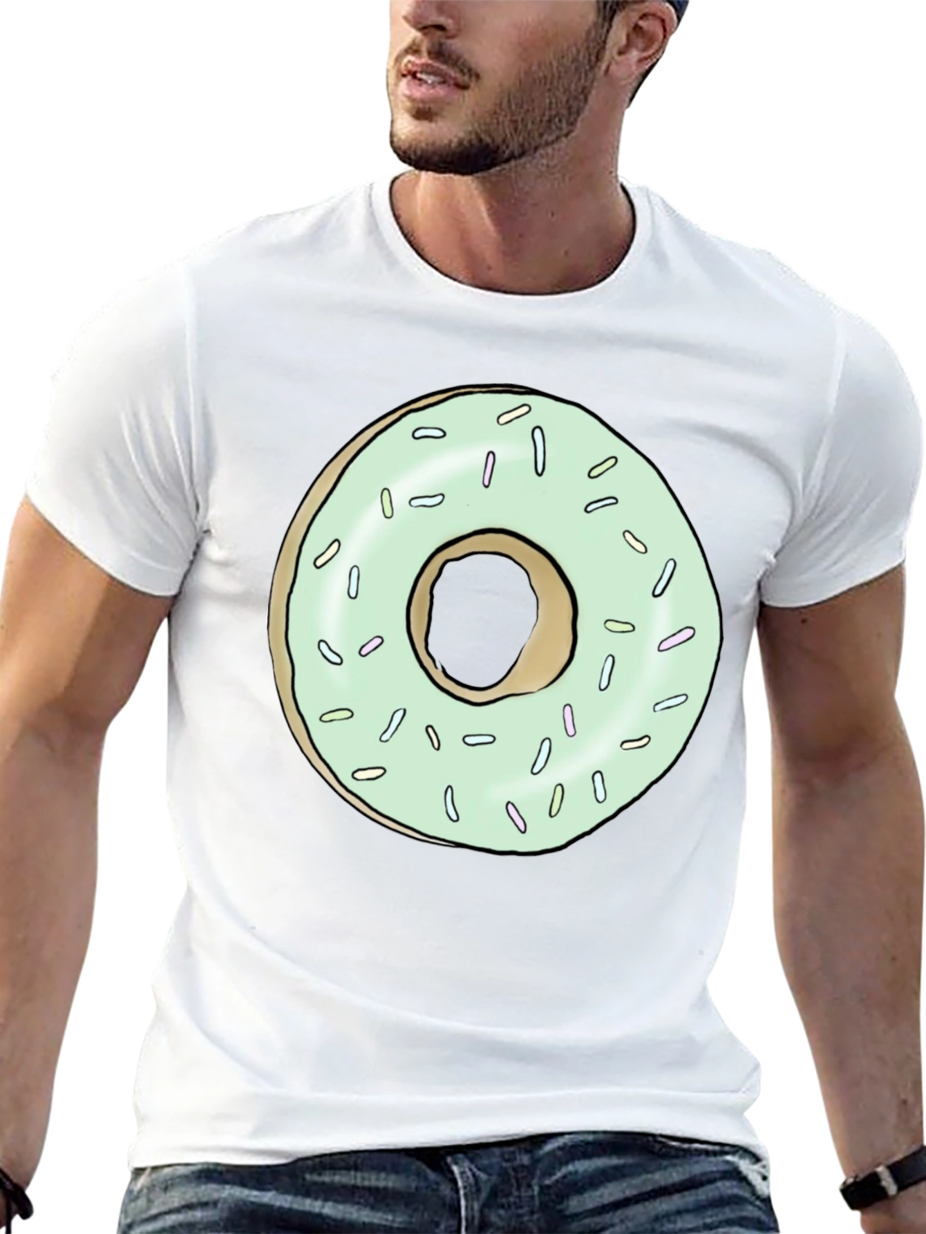 Donut Graphic Tee - Sweet Tooth Fashion
