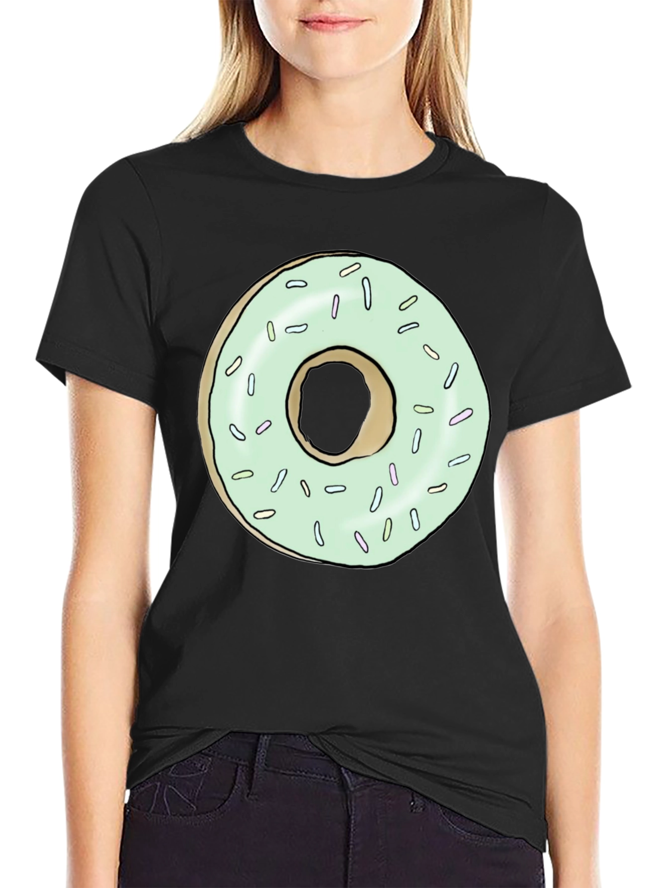 Donut Graphic Tee - Sweet Tooth Fashion