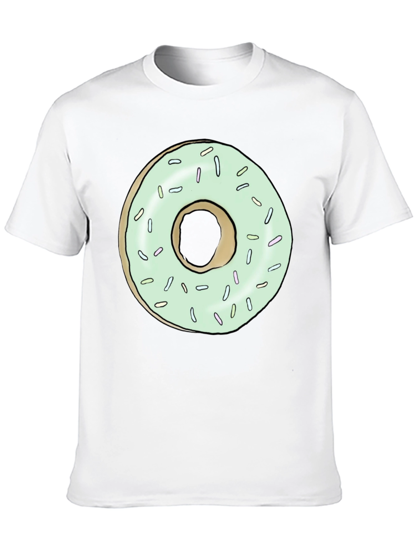 Donut Graphic Tee - Sweet Tooth Fashion
