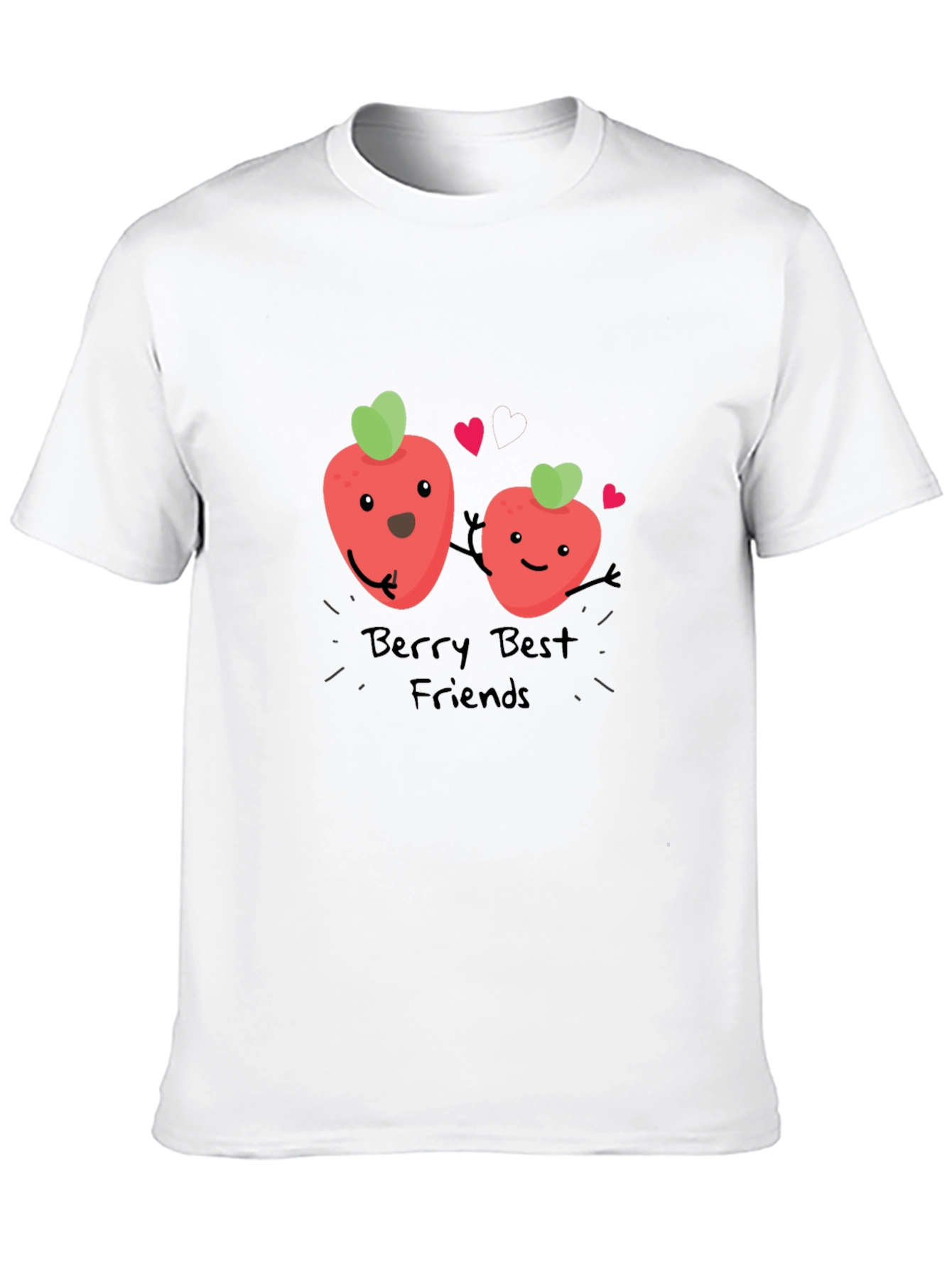 Berry Best Friends Black T-Shirt