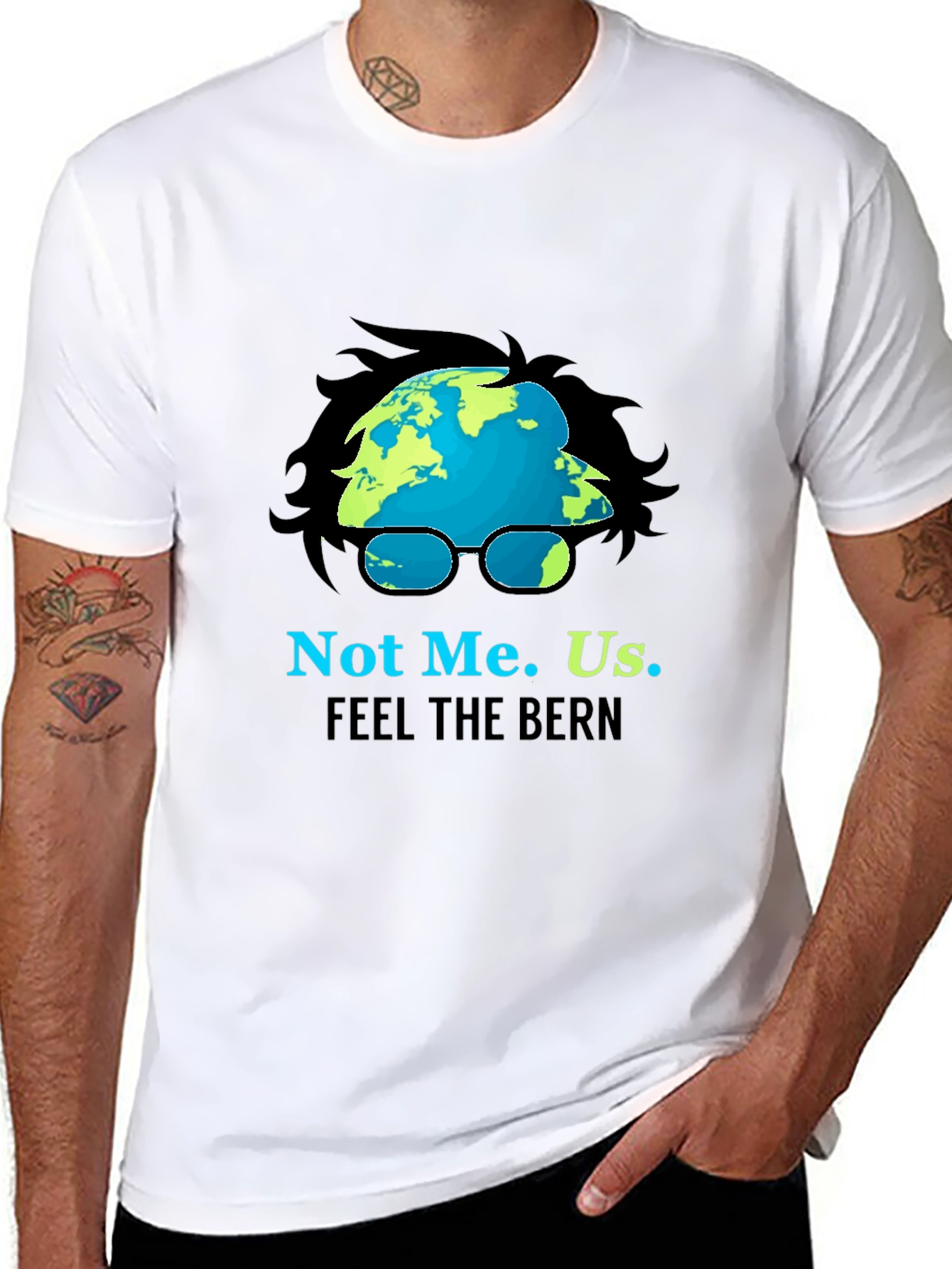 Not Me. Us. Feel The Bern Political T-Shirt