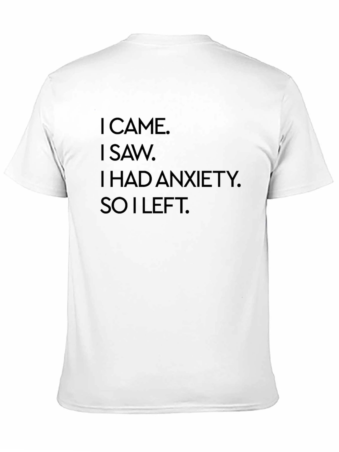 Anxiety Humor Graphic T-Shirt - Soft Cotton Tee