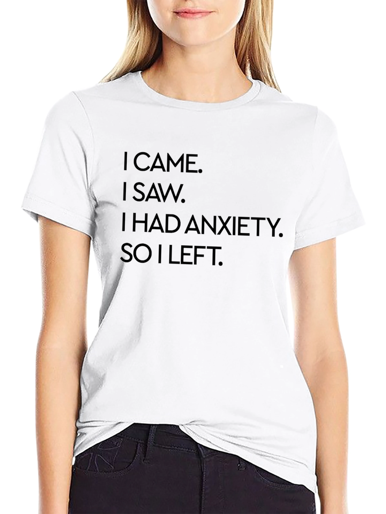 Anxiety Humor Graphic T-Shirt - Soft Cotton Tee