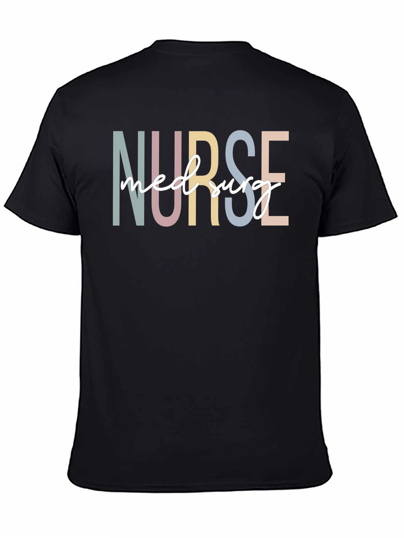 Nurse Med Surg Black T-Shirt