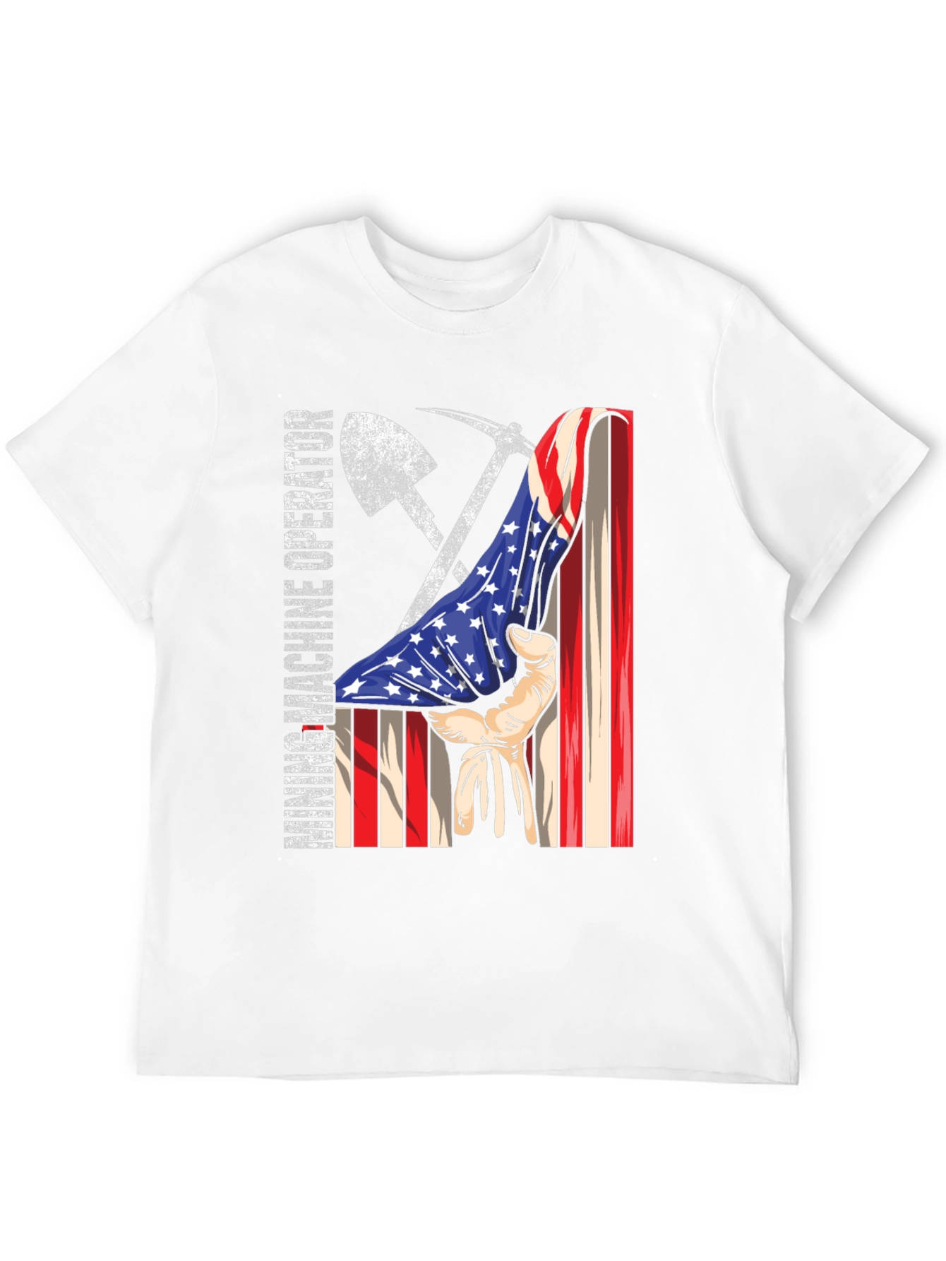 Mining Operator American Flag T-Shirt