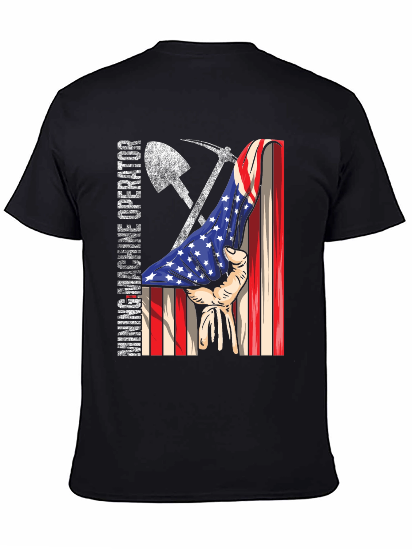 Mining Operator American Flag T-Shirt