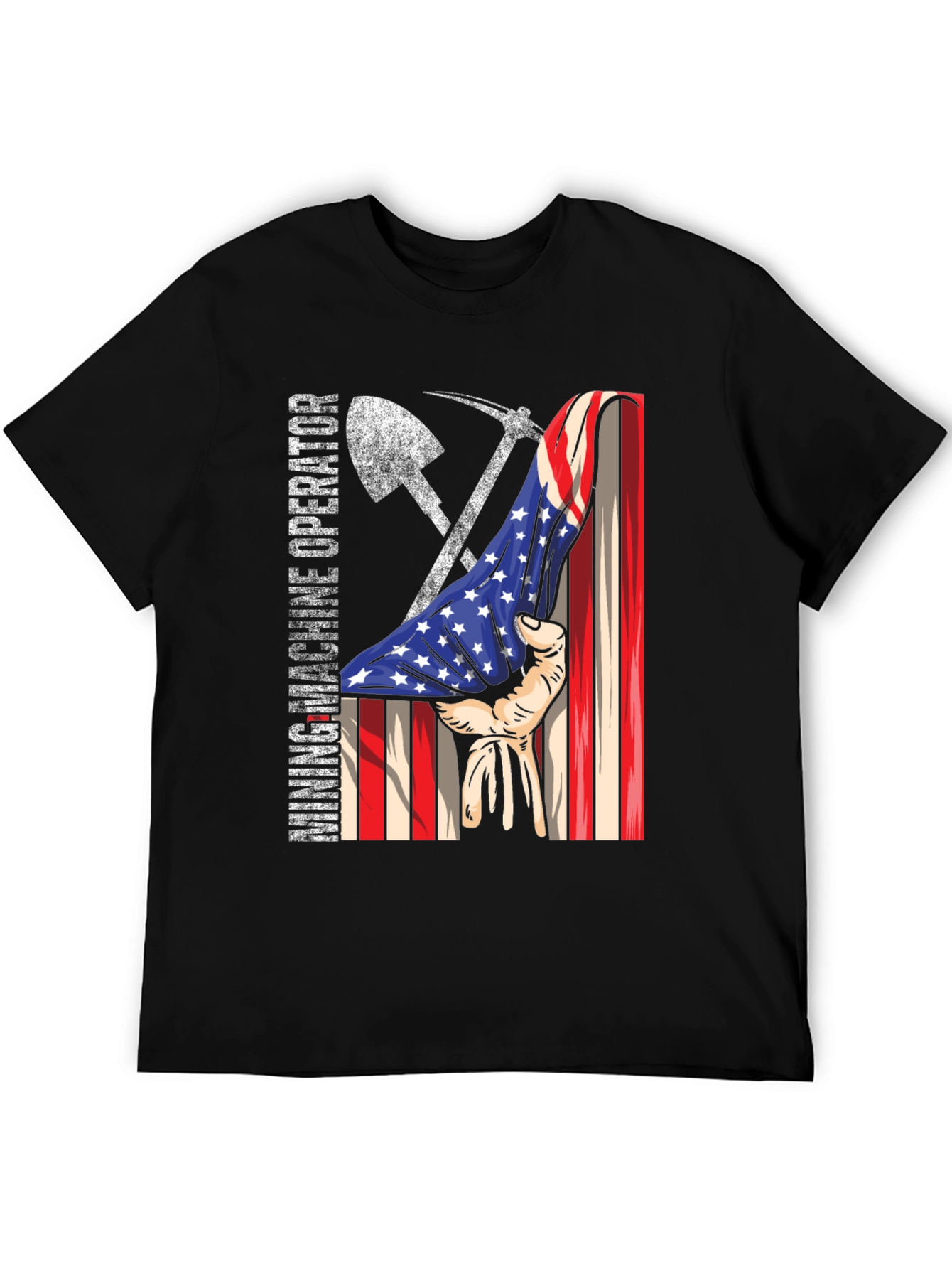 Mining Operator American Flag T-Shirt