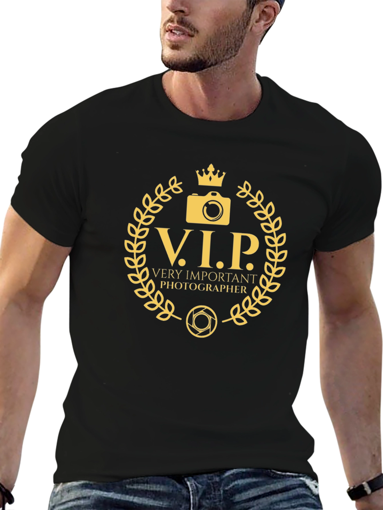 VIP Photographer Black T-Shirt