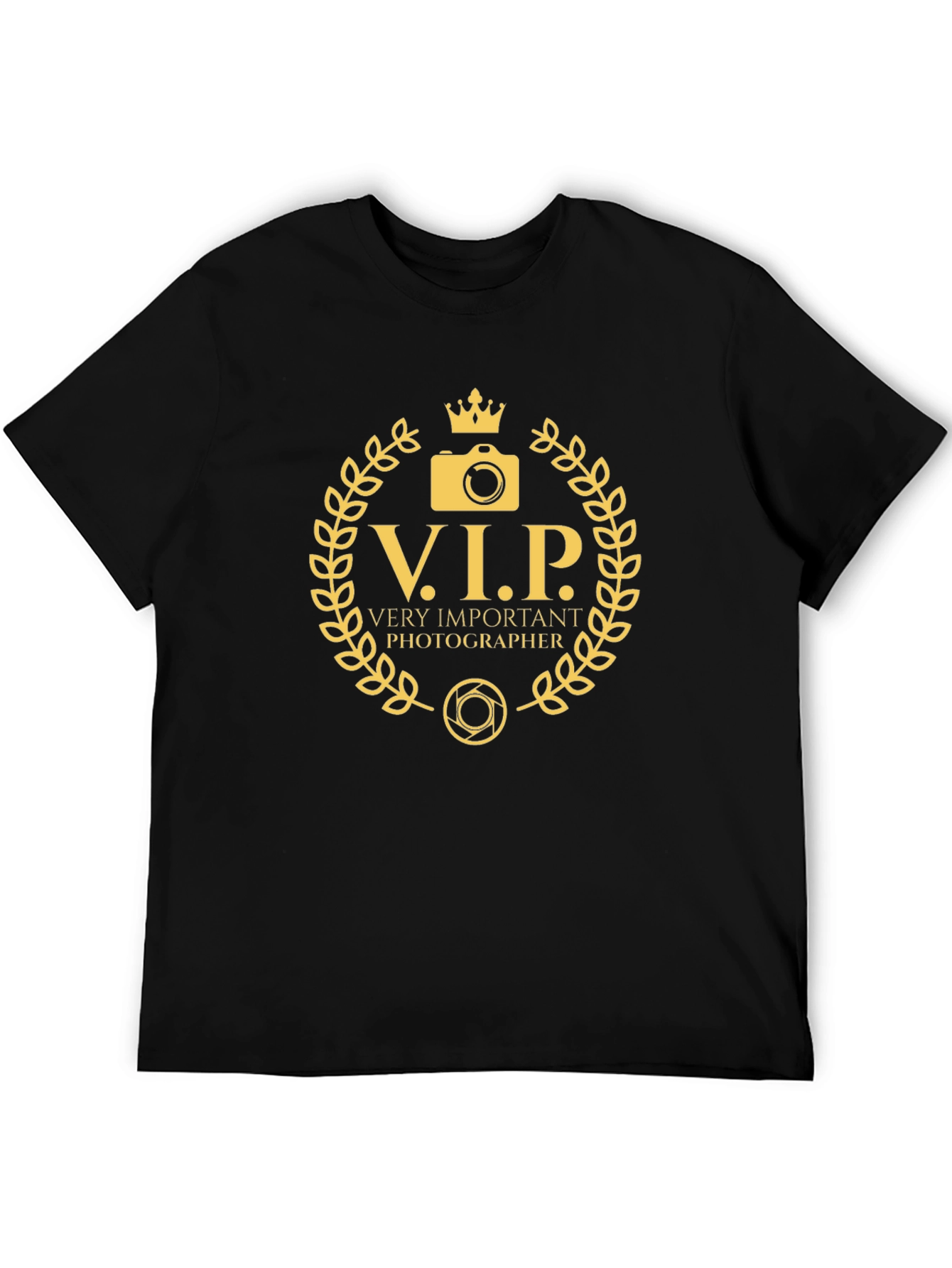 VIP Photographer Black T-Shirt
