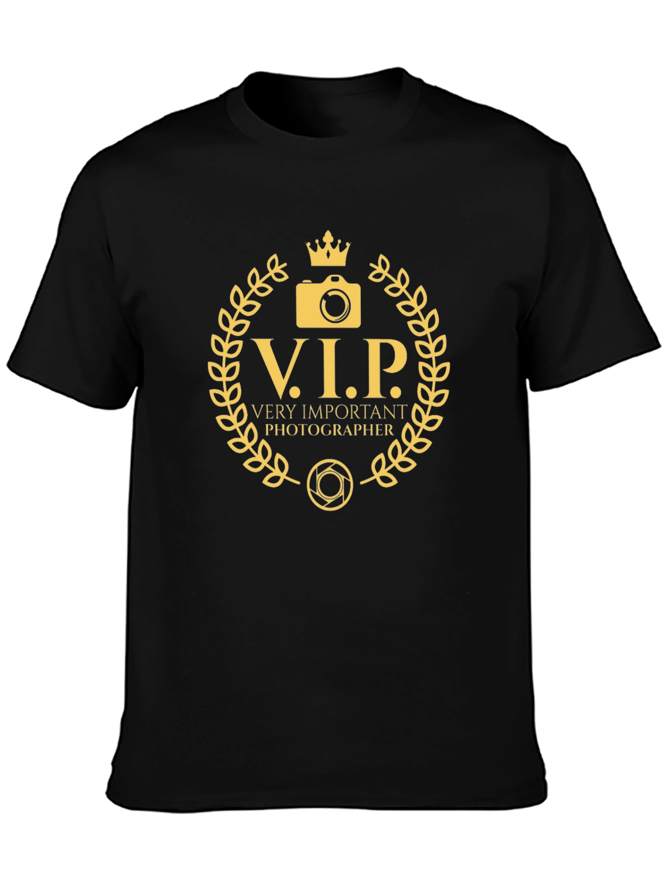 VIP Photographer Black T-Shirt