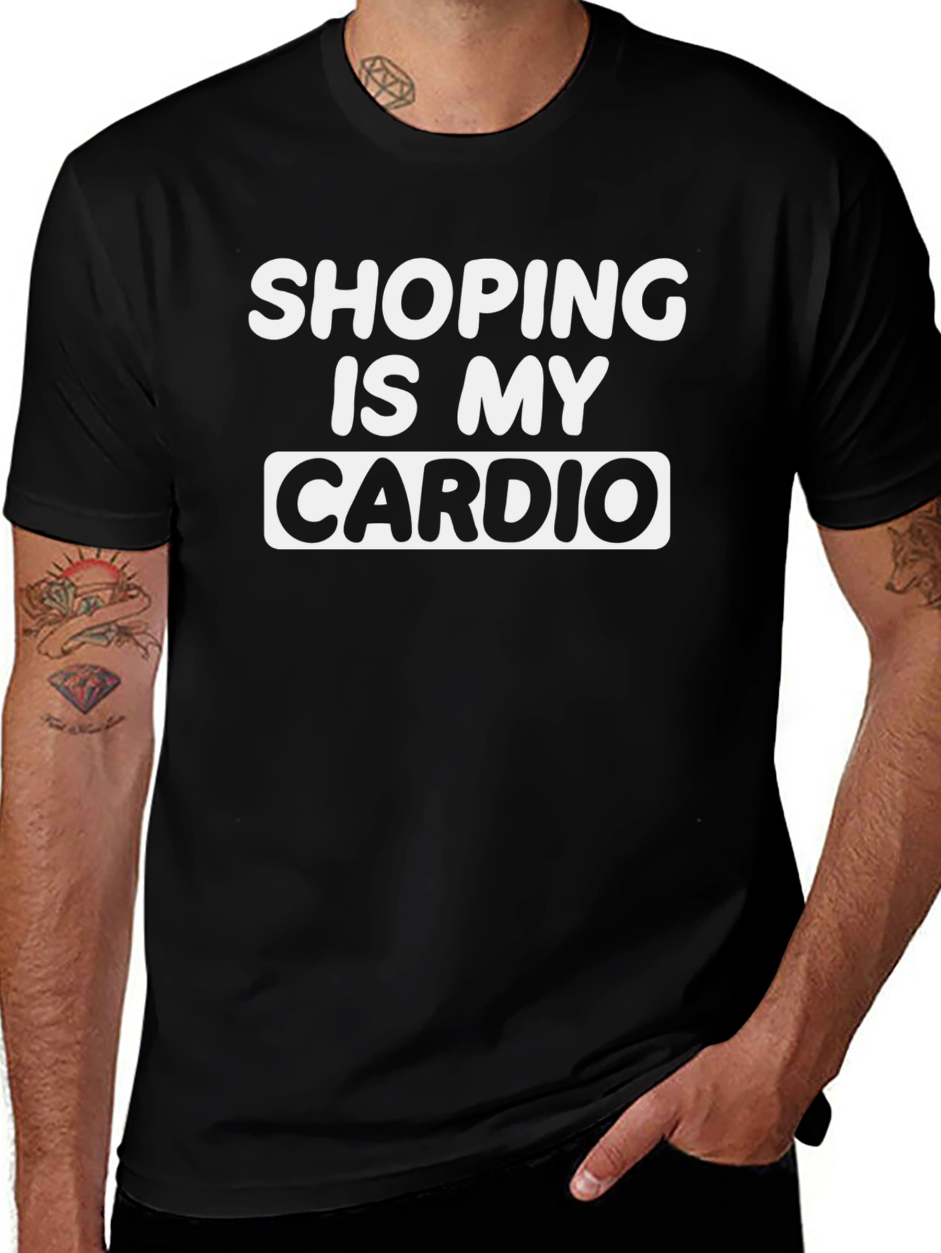 Shopping Is My Cardio Graphic Tee