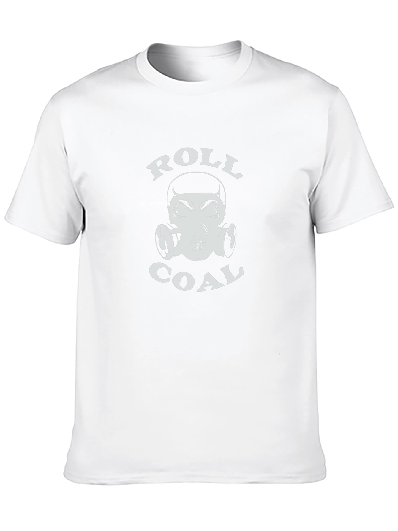 Roll Coal Gas Mask T-Shirt - Black