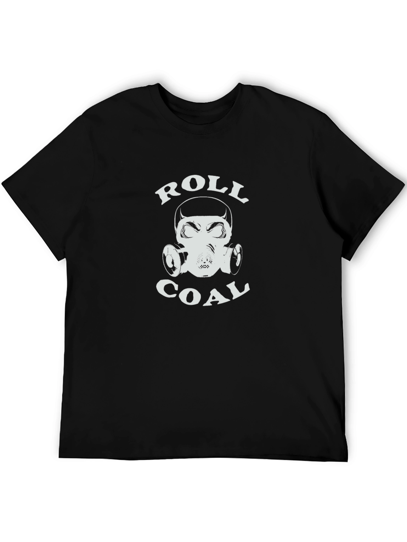 Roll Coal Gas Mask T-Shirt - Black