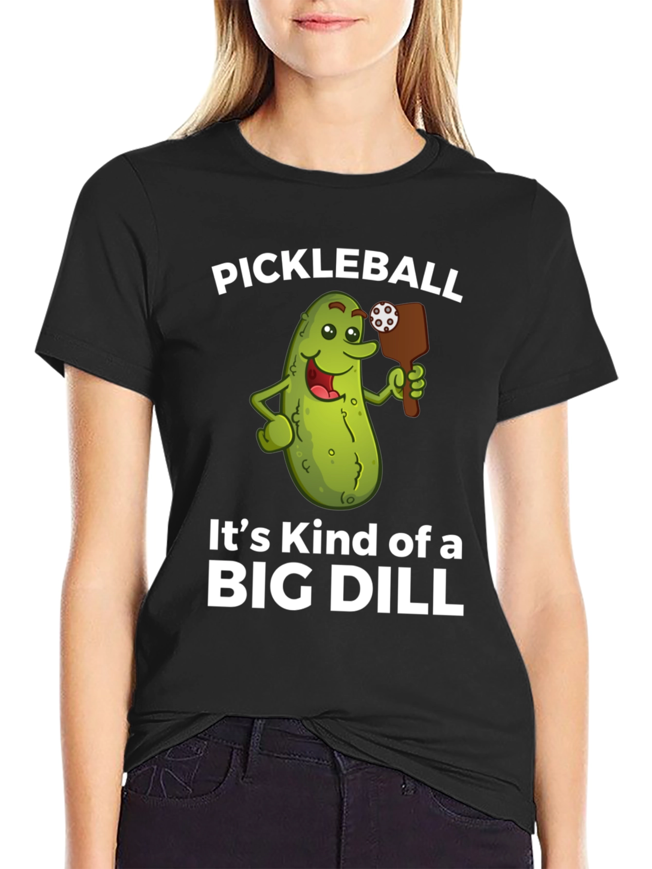Pickleball Big Dill Graphic T-Shirt