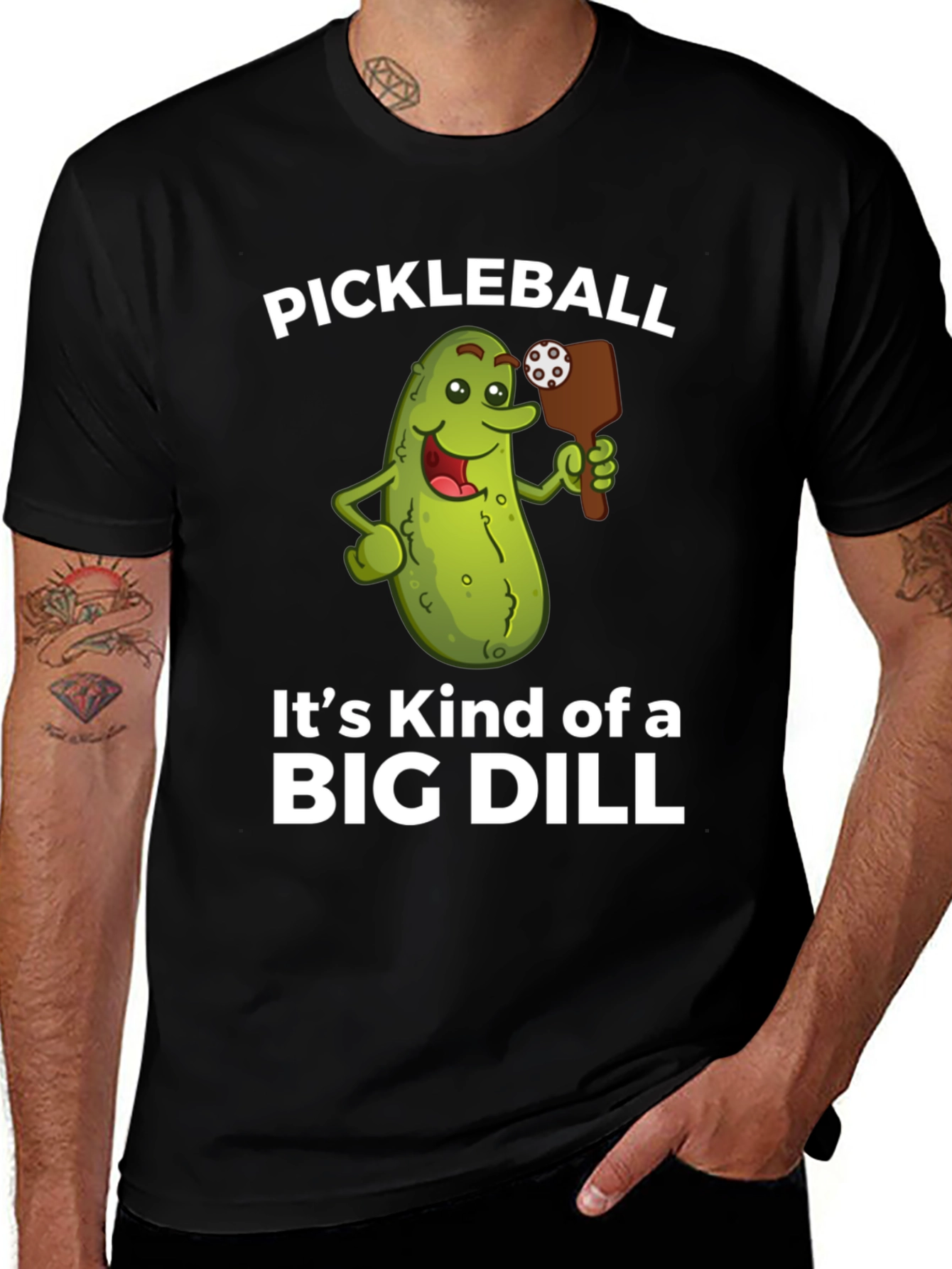 Pickleball Big Dill Graphic T-Shirt