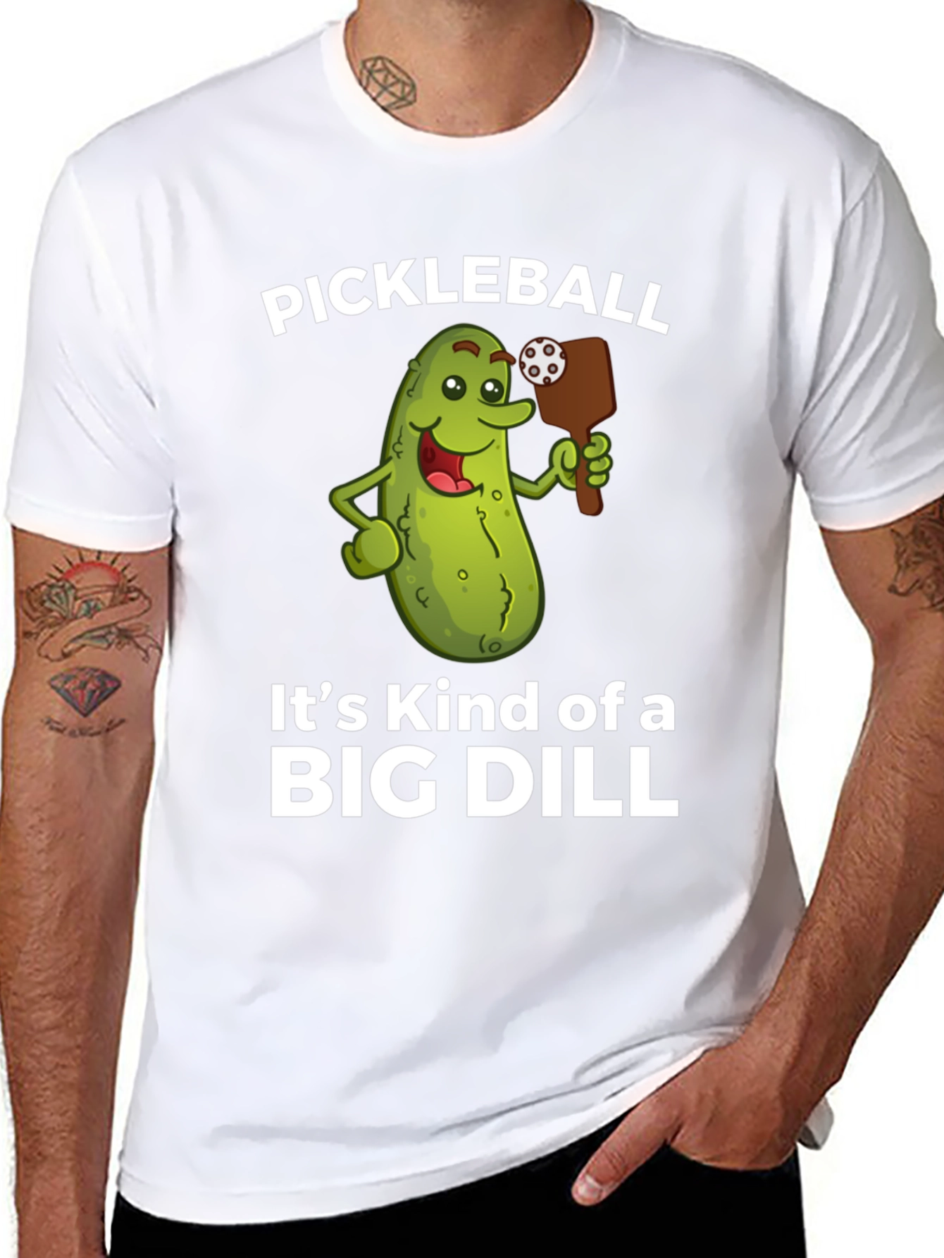 Pickleball Big Dill Graphic T-Shirt
