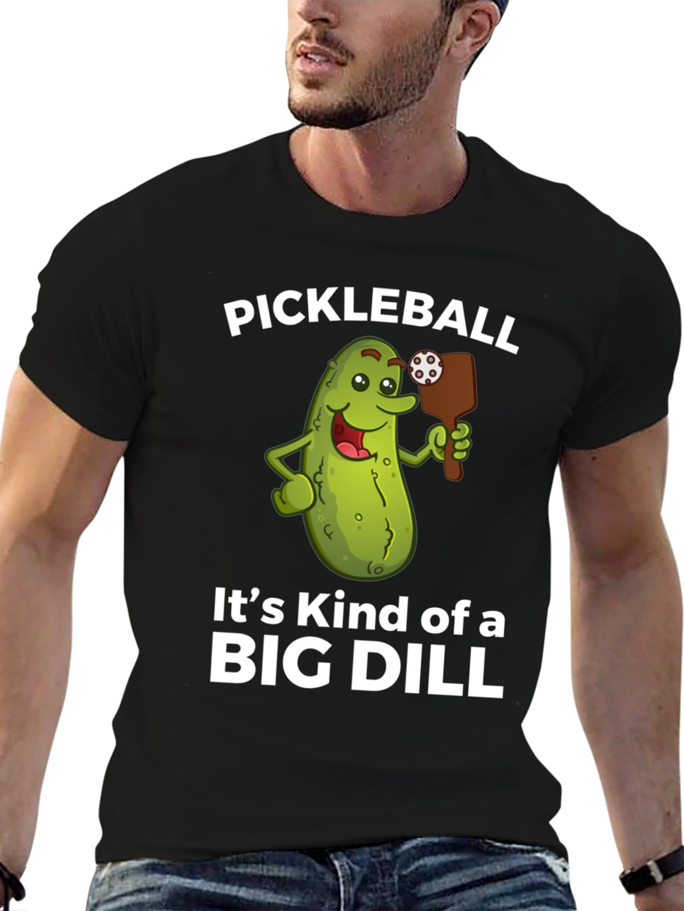 Pickleball Big Dill Graphic T-Shirt