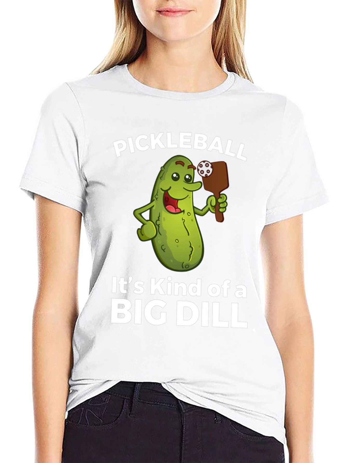 Pickleball Big Dill Graphic T-Shirt