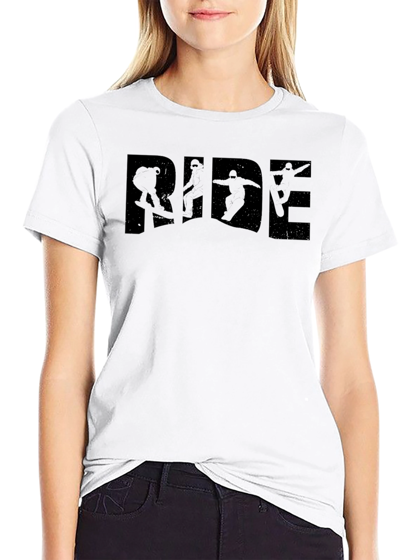 Ride Graphic Tee - Snowboarder Design