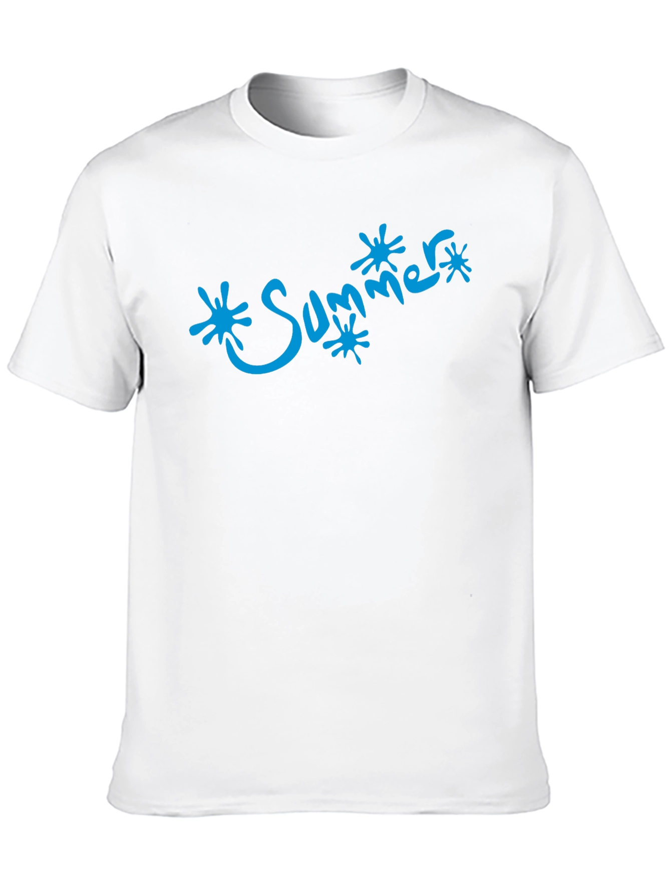 Summer Splash Tee - Cool Black Graphic T-Shirt