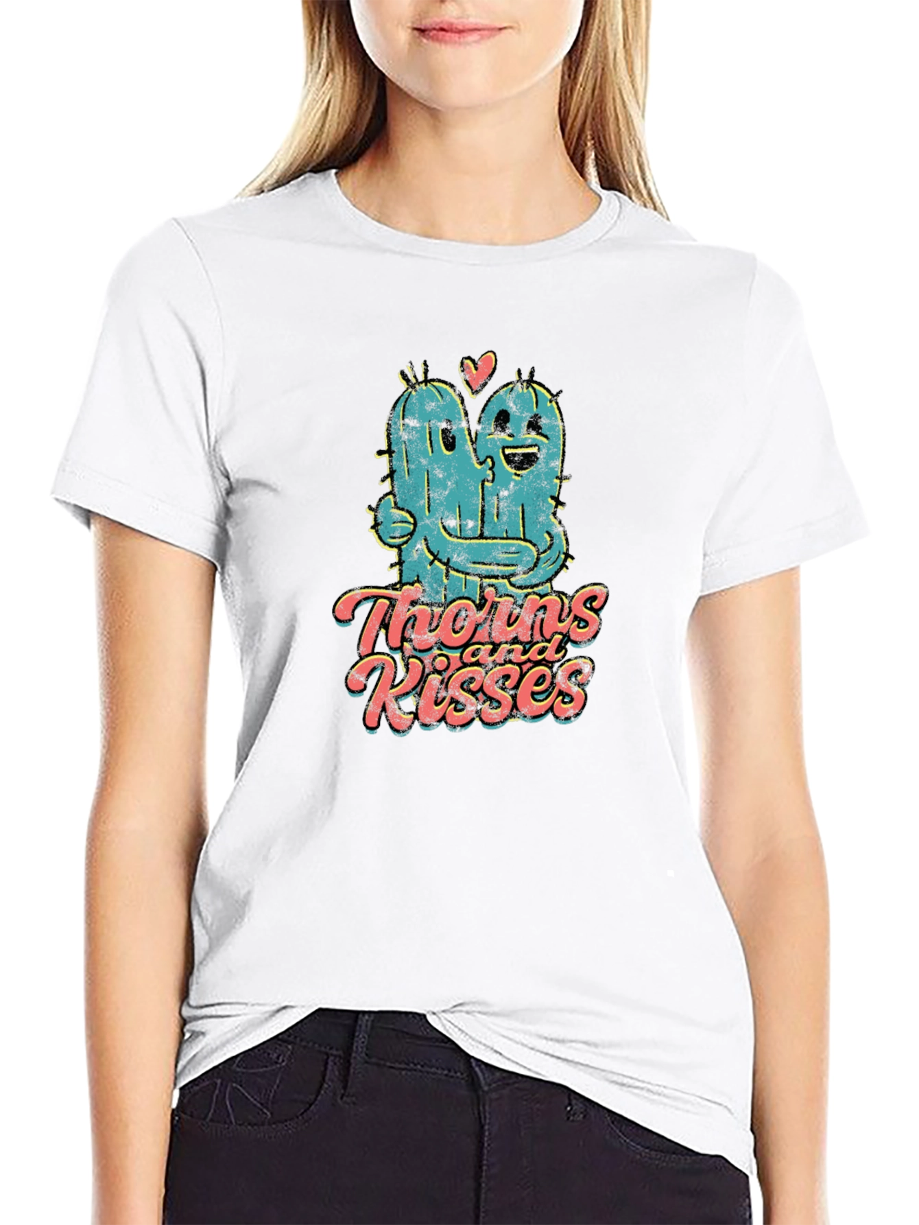 Thorns and Kisses Graphic T-Shirt