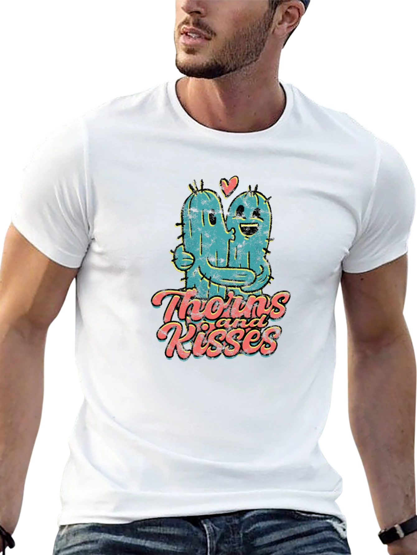 Thorns and Kisses Graphic T-Shirt