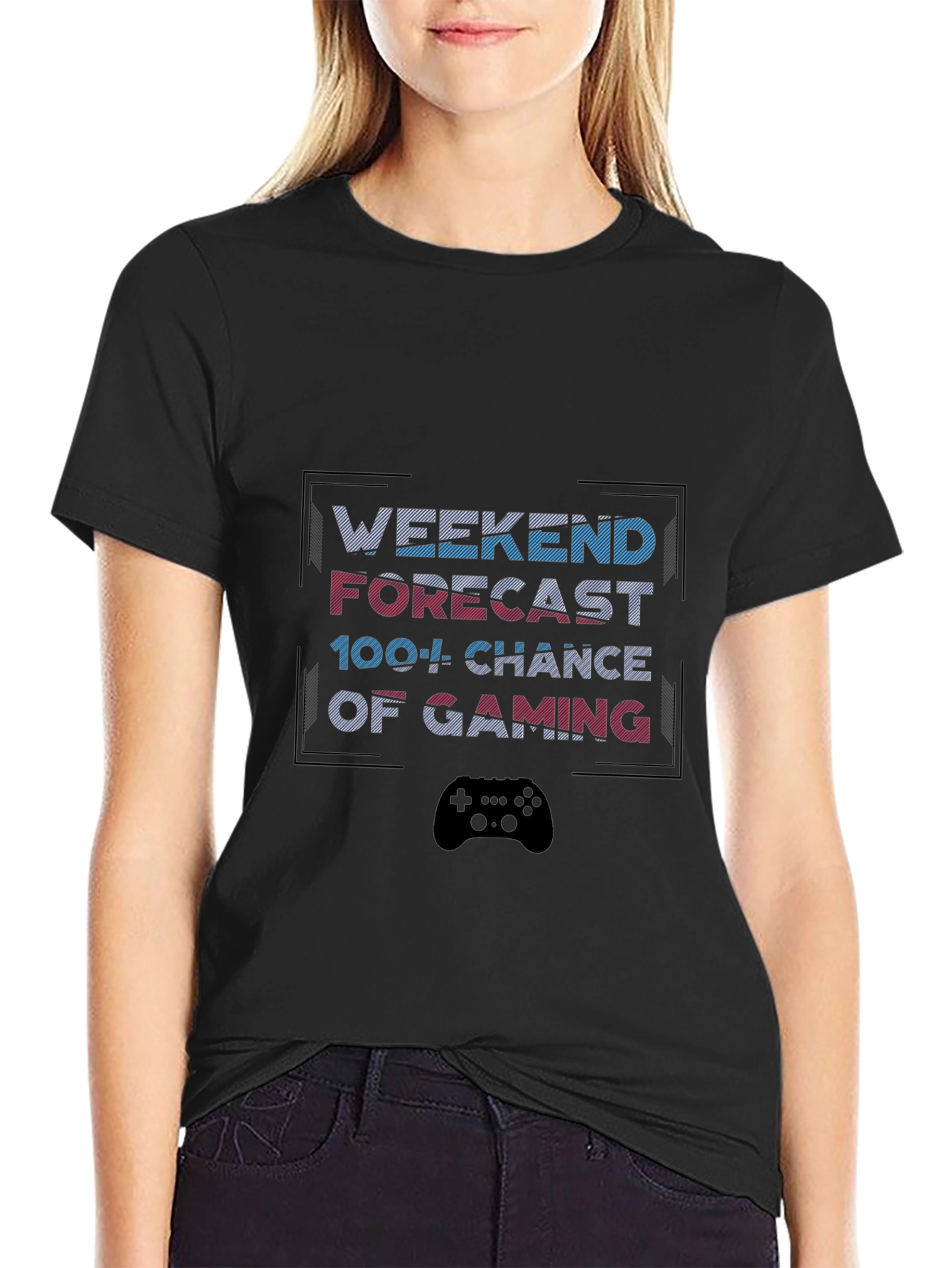 Weekend Gaming Forecast Graphic Tee