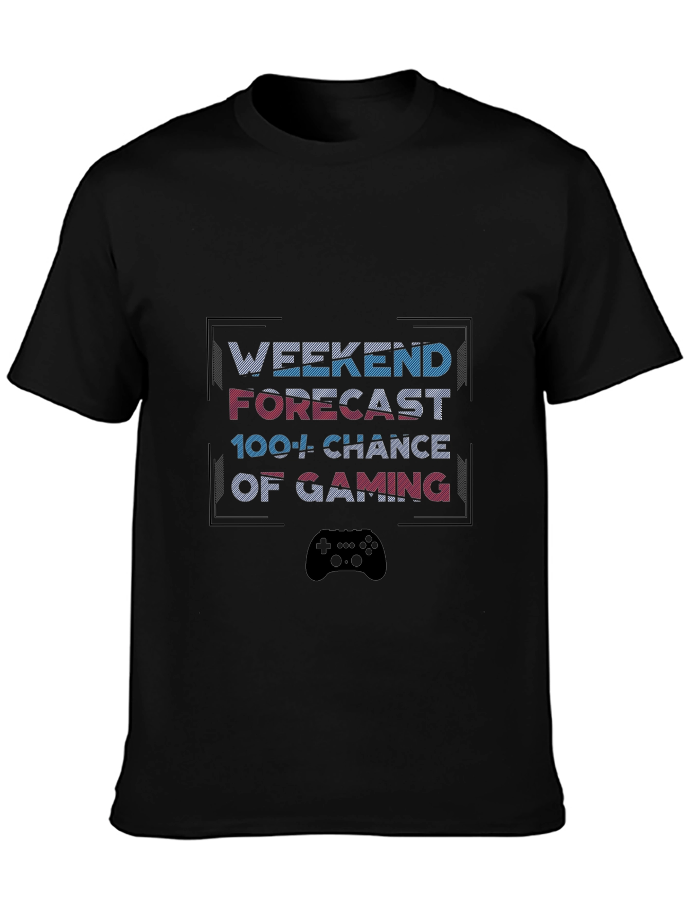 Weekend Gaming Forecast Graphic Tee