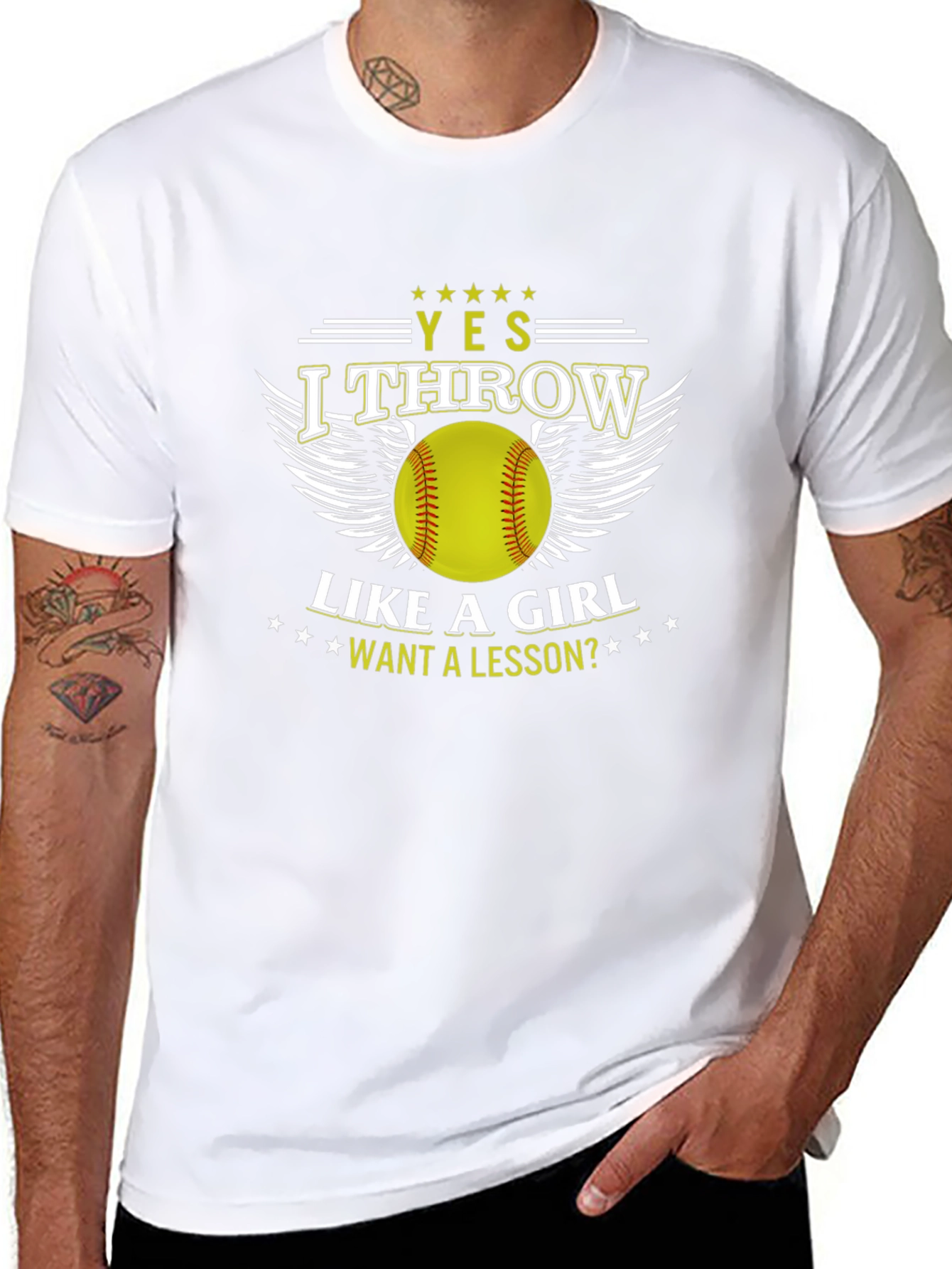 Yes I Throw Like A Girl T-Shirt