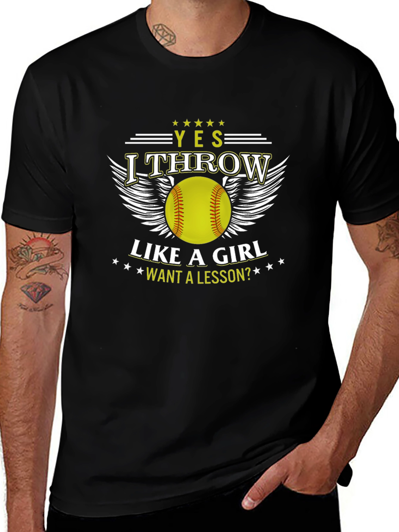 Yes I Throw Like A Girl T-Shirt