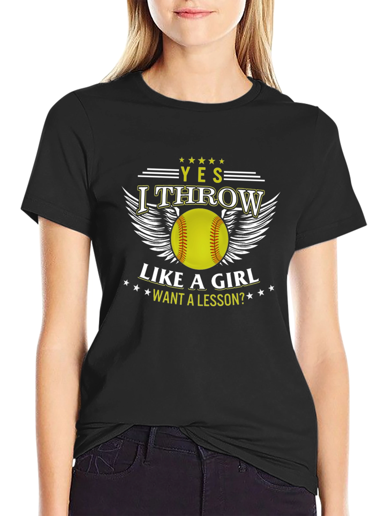 Yes I Throw Like A Girl T-Shirt