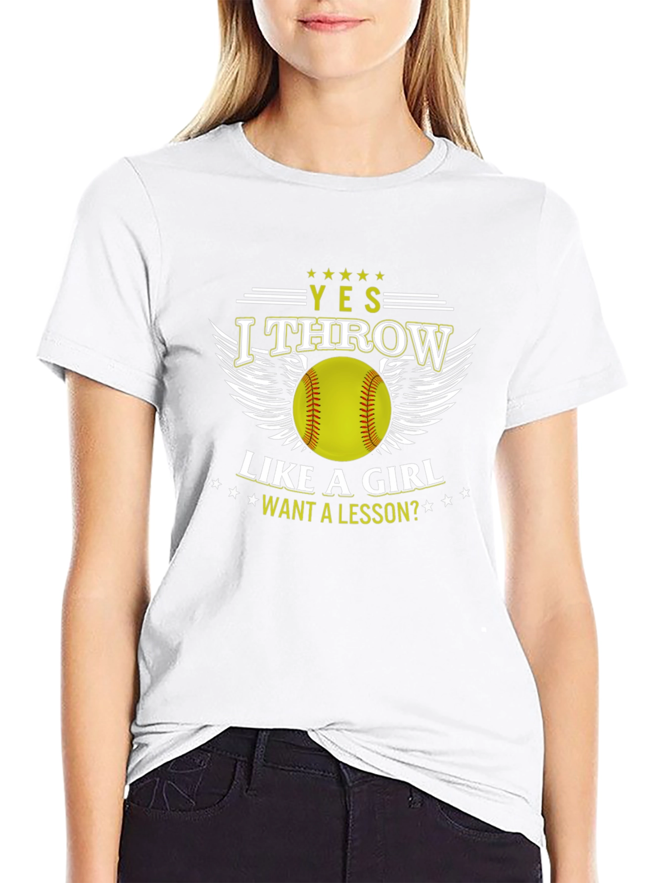 Yes I Throw Like A Girl T-Shirt