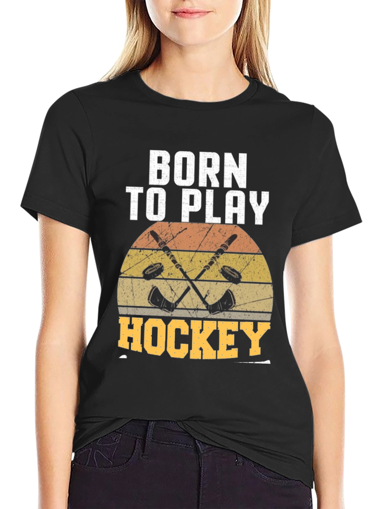 Born to Play Hockey T-Shirt