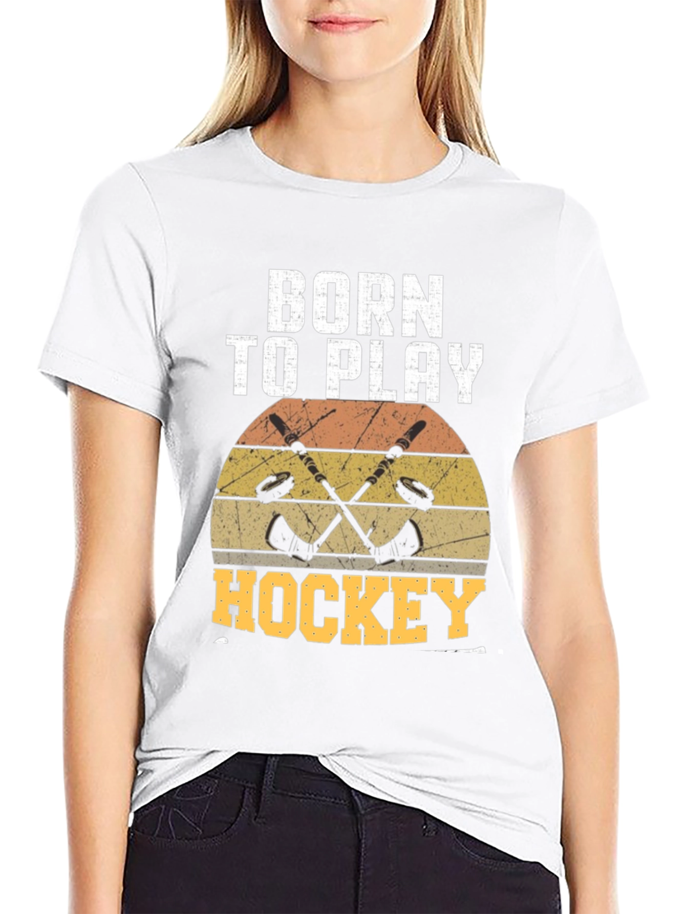Born to Play Hockey T-Shirt