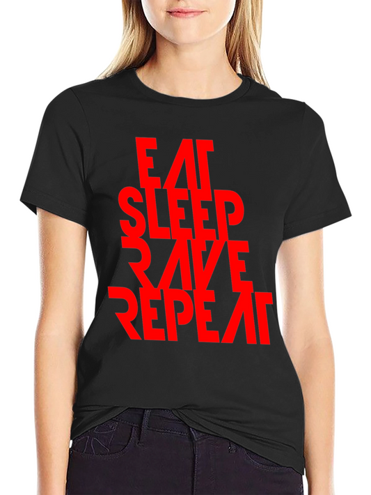 Eat Sleep Rave Repeat Graphic Tee