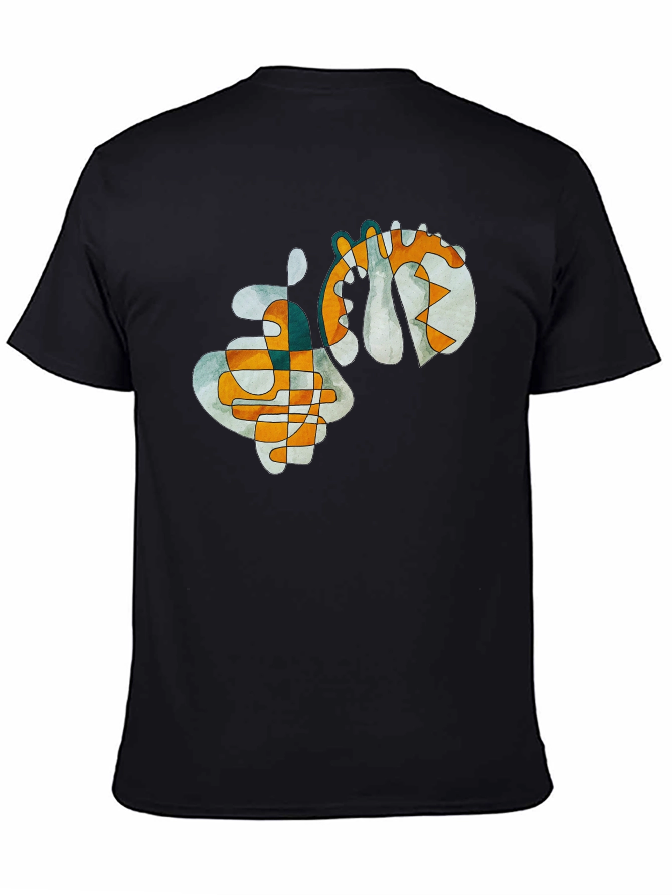Abstract Art Graphic Tee - Modern Style Shirt