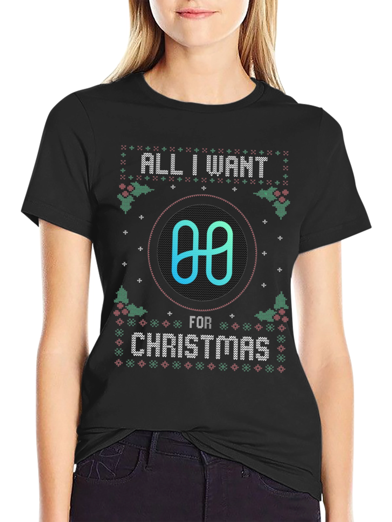 All I Want Harmony ONE Ugly Christmas Sweater T-Shirt