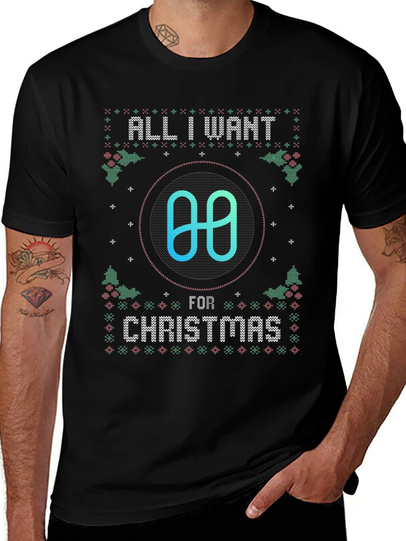 All I Want Harmony ONE Ugly Christmas Sweater T-Shirt