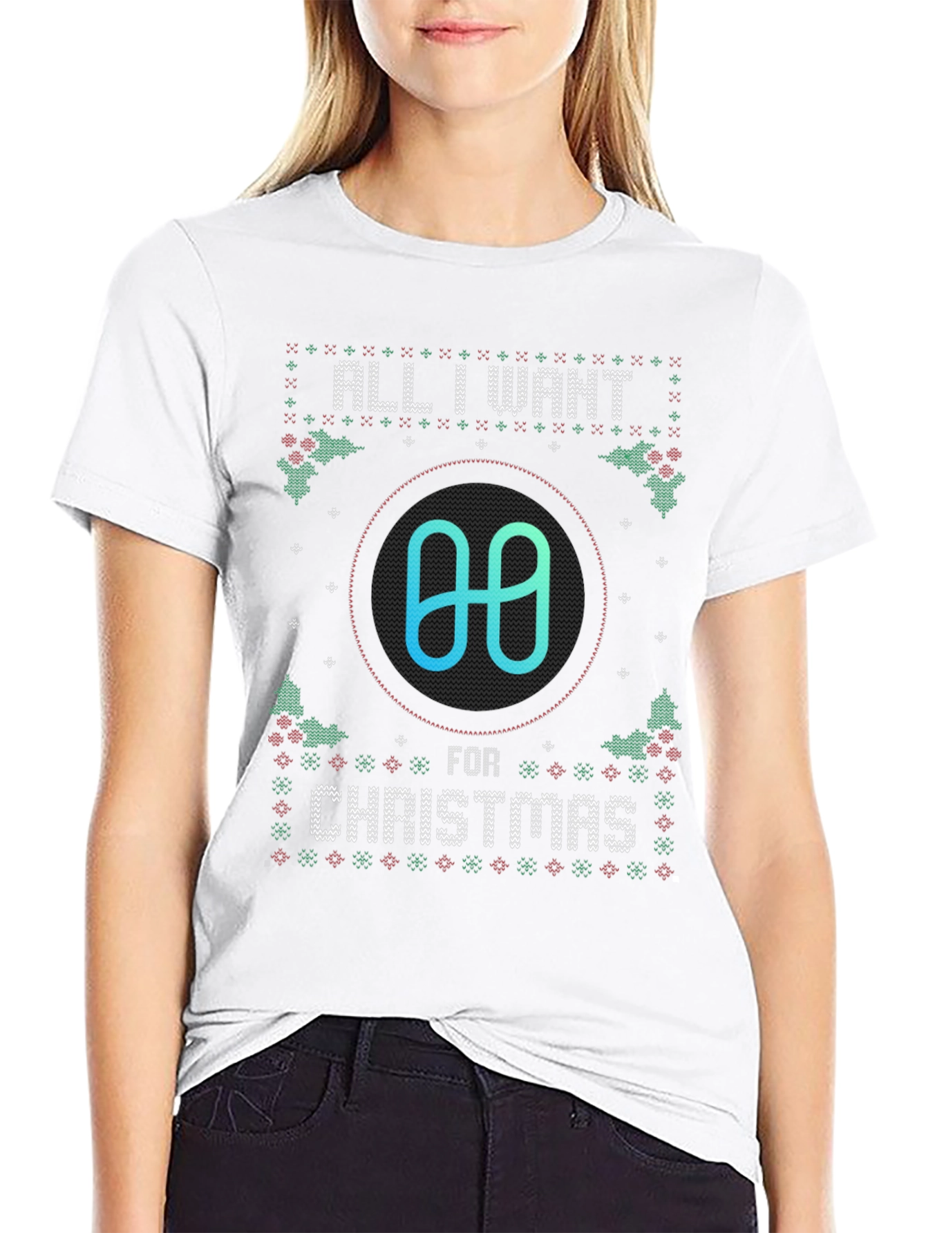 All I Want Harmony ONE Ugly Christmas Sweater T-Shirt
