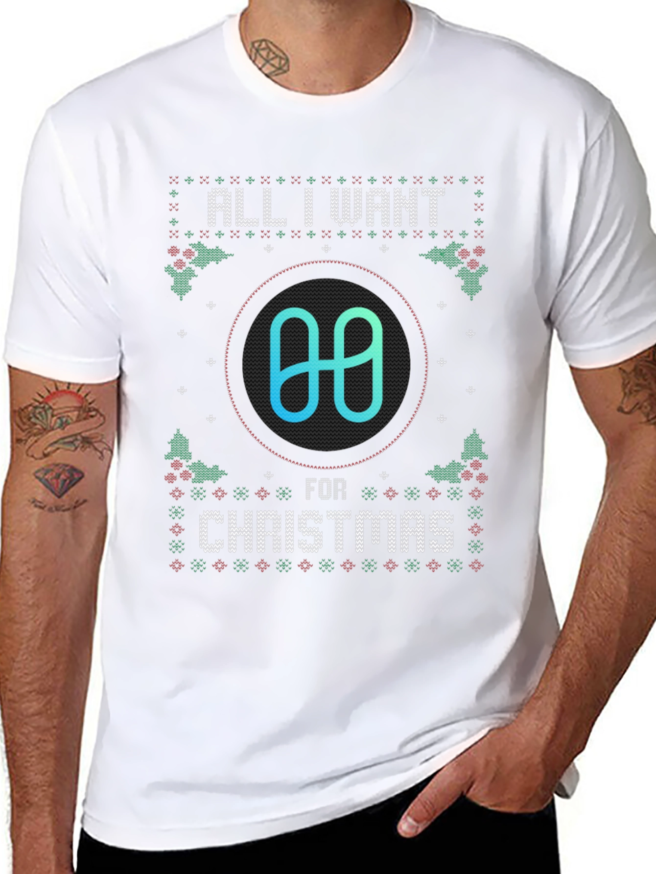 All I Want Harmony ONE Ugly Christmas Sweater T-Shirt