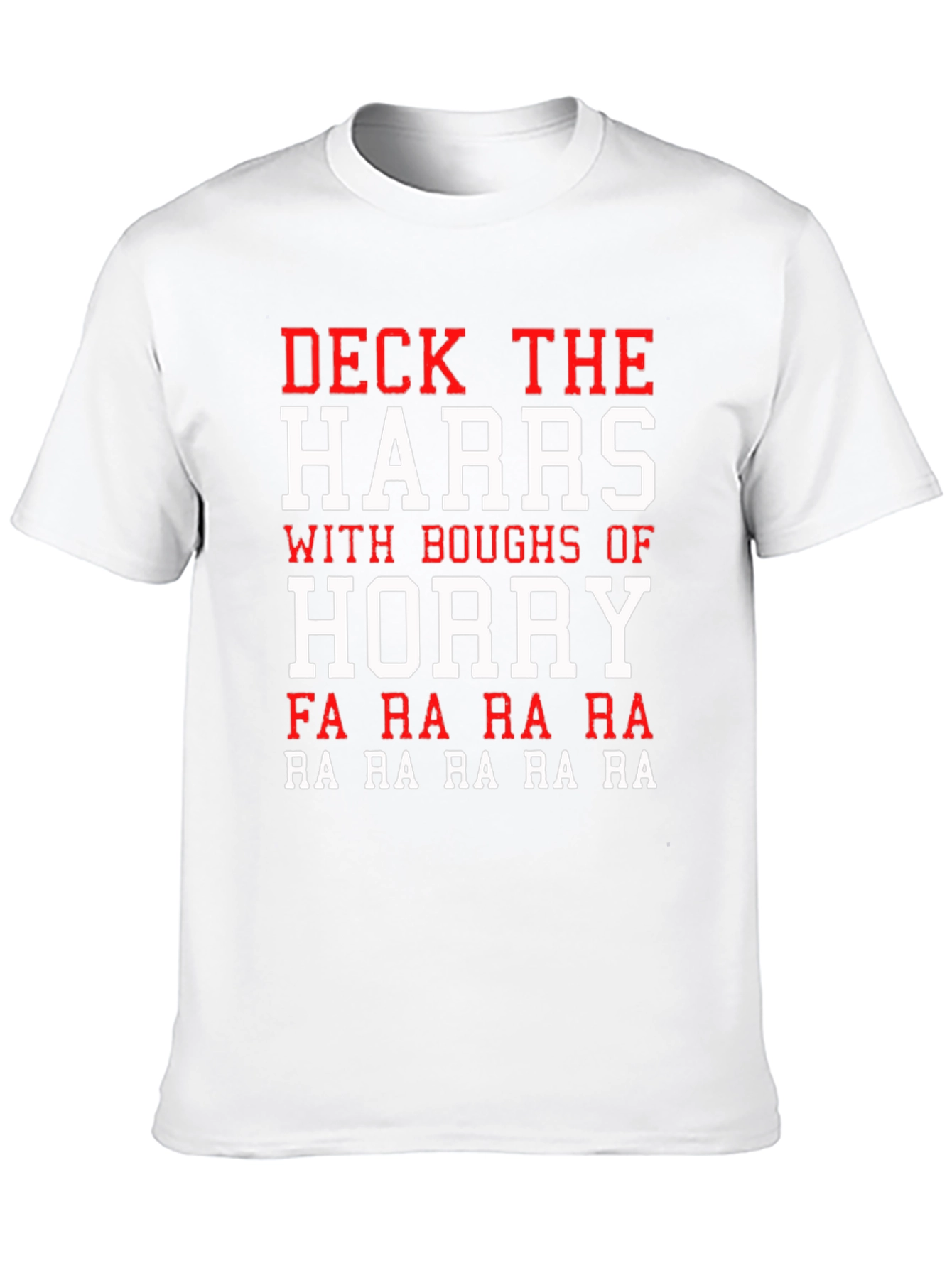 Deck the Harrs Funny Holiday T-Shirt