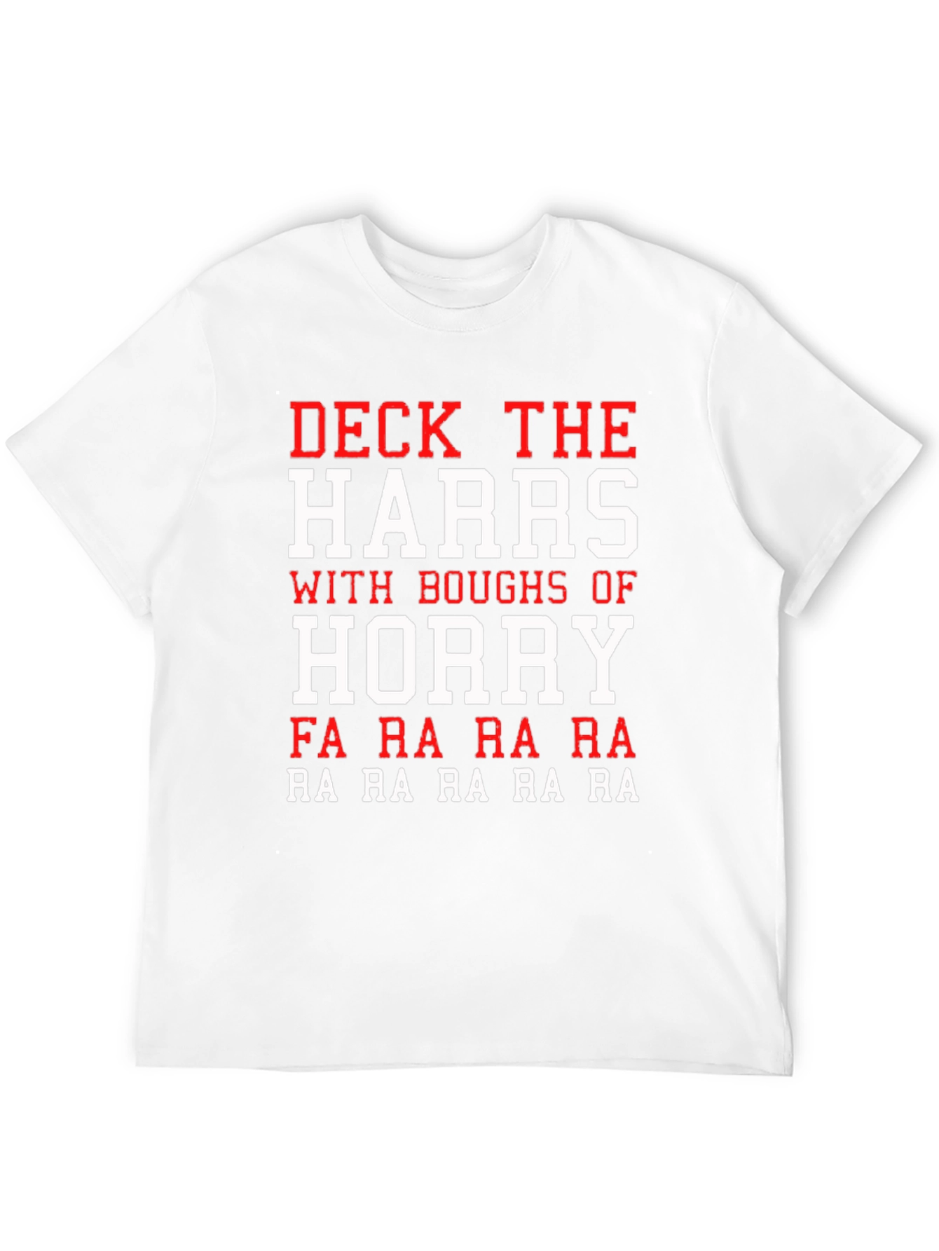 Deck the Harrs Funny Holiday T-Shirt