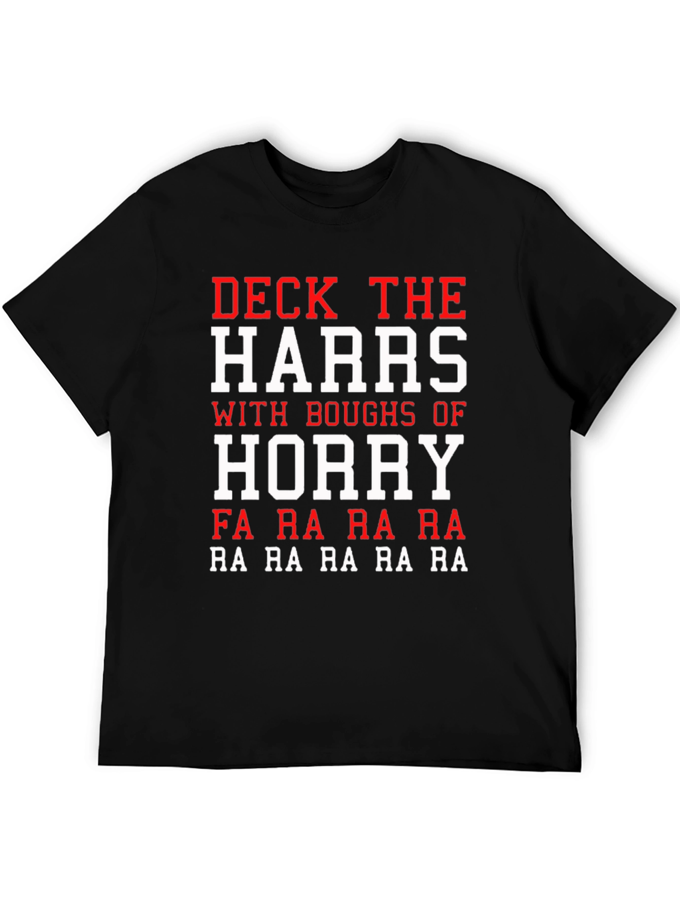 Deck the Harrs Funny Holiday T-Shirt
