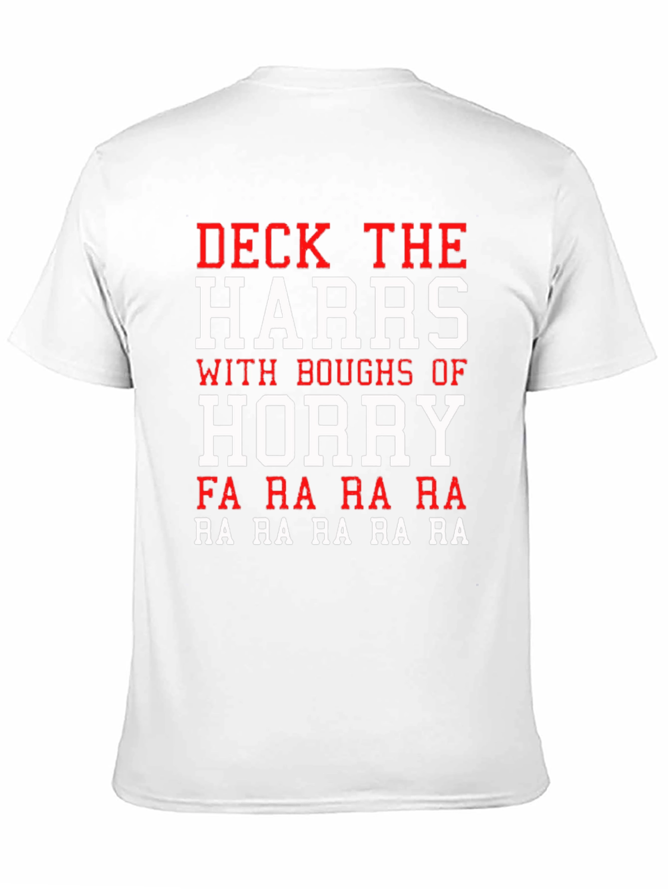 Deck the Harrs Funny Holiday T-Shirt