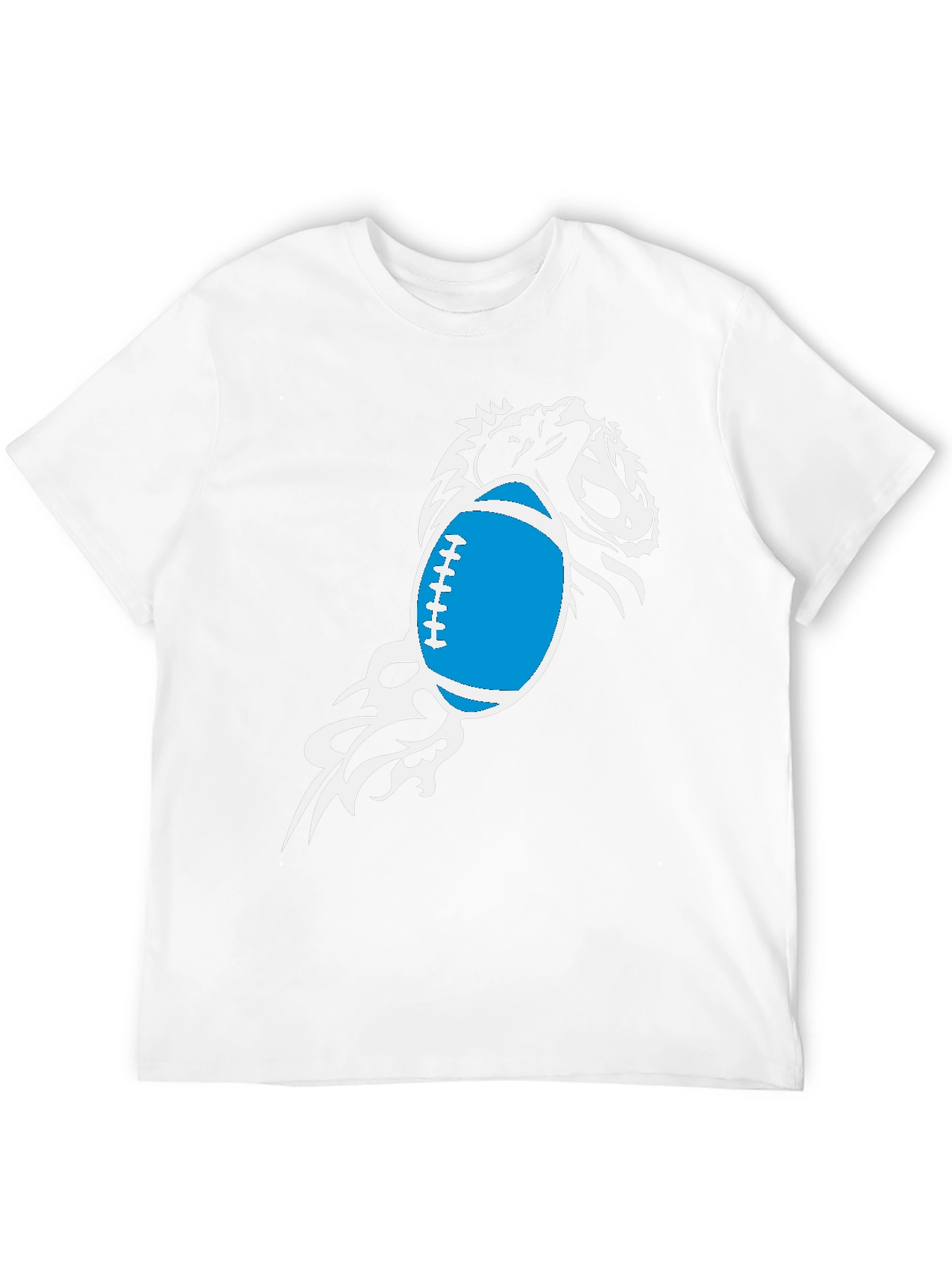 Lion Football Graphic T-Shirt