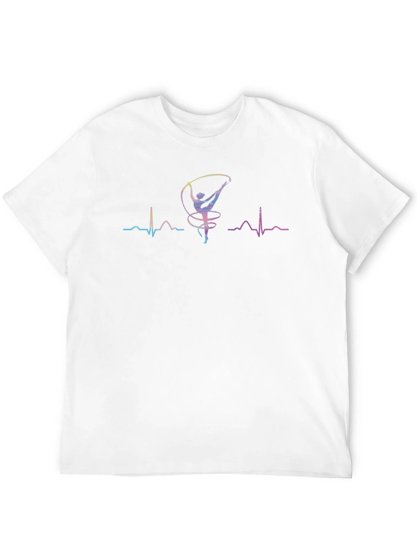 Gymnastics Heartbeat T-Shirt - Rhythmic Dance Tee