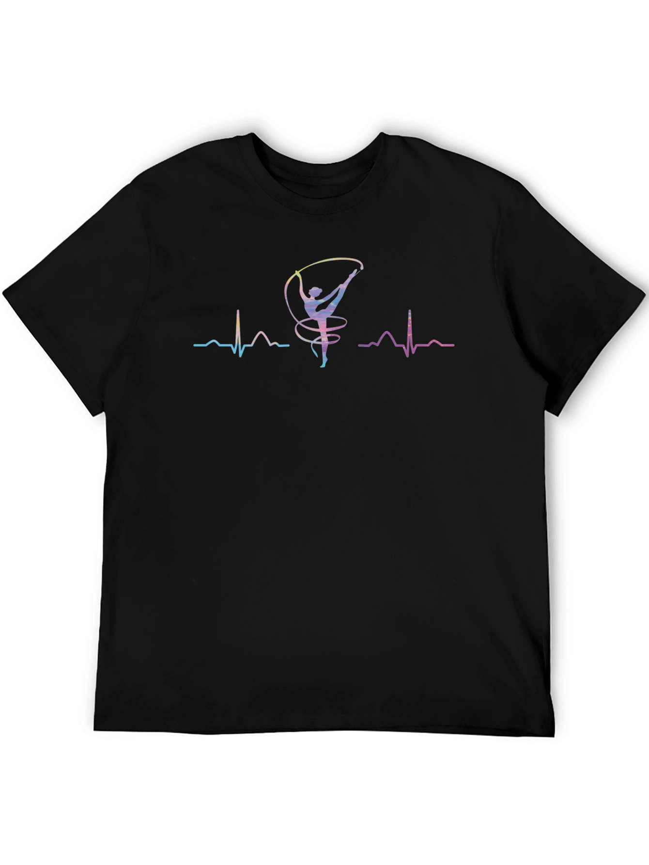 Gymnastics Heartbeat T-Shirt - Rhythmic Dance Tee